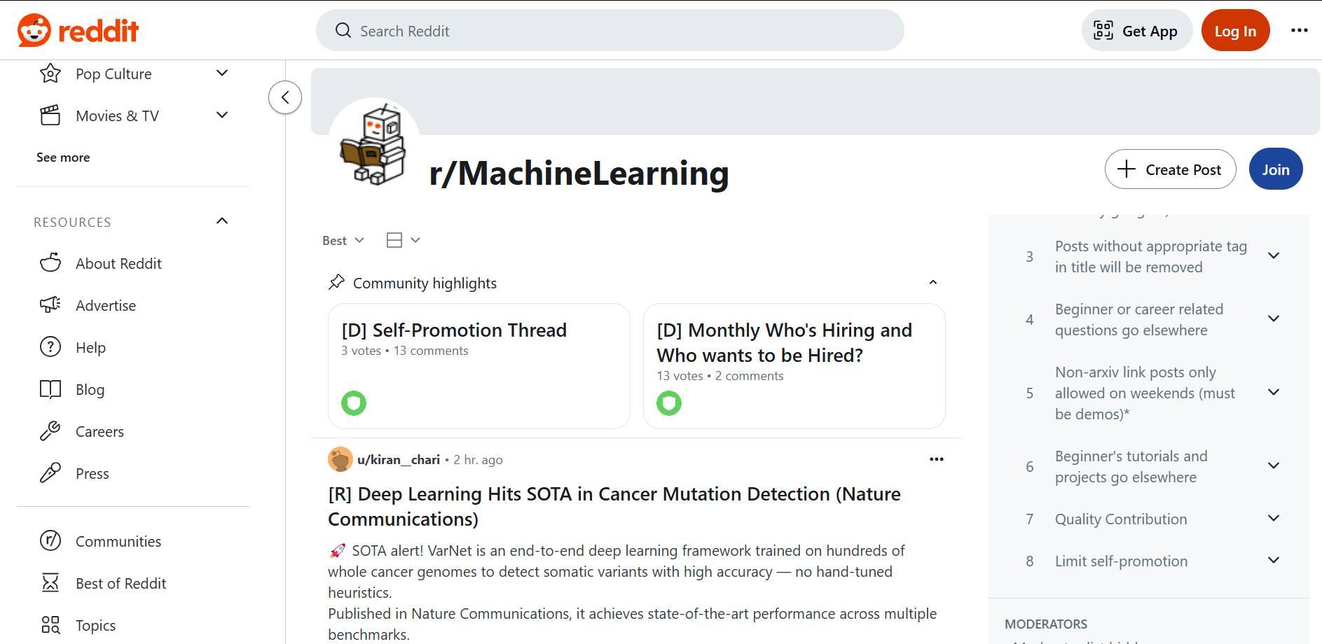 rMachineLearning image